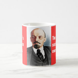 Colour portrait of Lenin Coffee Mug