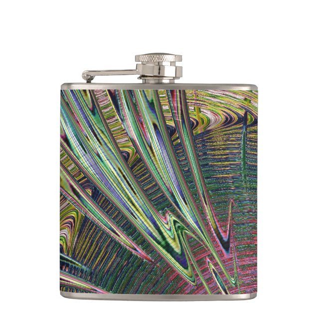 colour power hip flask (Front)