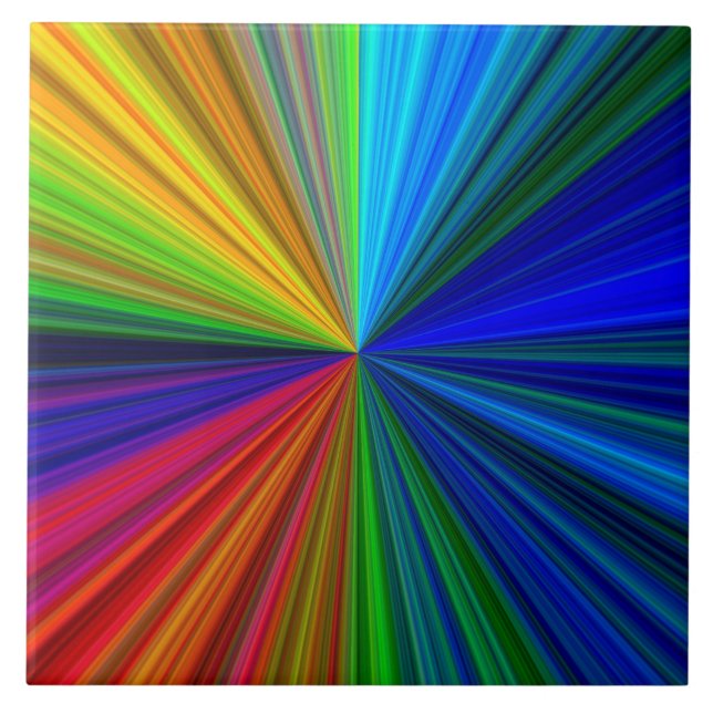 Colour Prism Ceramic Tile (Front)