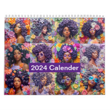 Colour Purple Inspired 2024 Calendar
