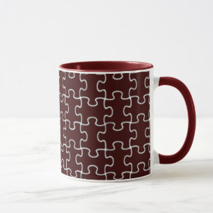 colour puzzle pieces mug
