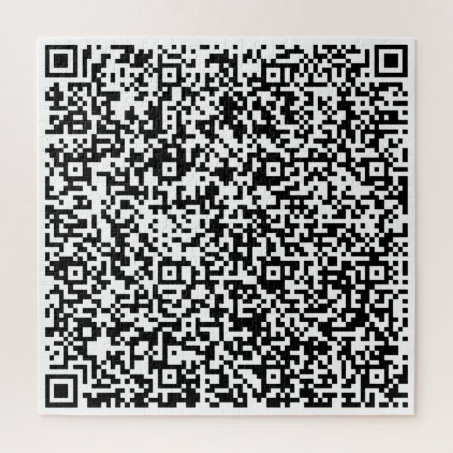 Colour QR Code Scan Puzzle Your Personalised Gift (Vertical)