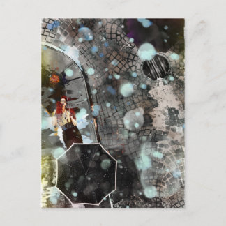 Colour Rain Postcard