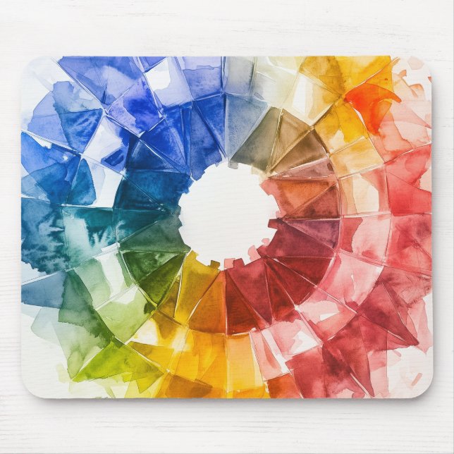 Colour Reference Wheel Mouse Pad (Front)