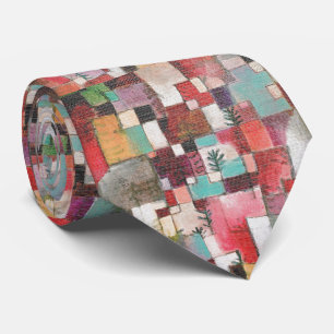 Colour Rhythm – Abstract Art Grid Tie