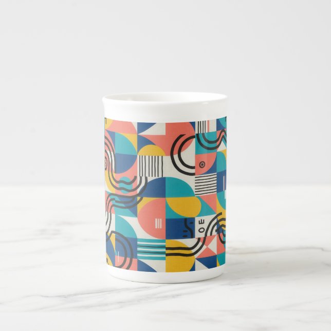 Colour Rhythm Bone China Mug (Front)
