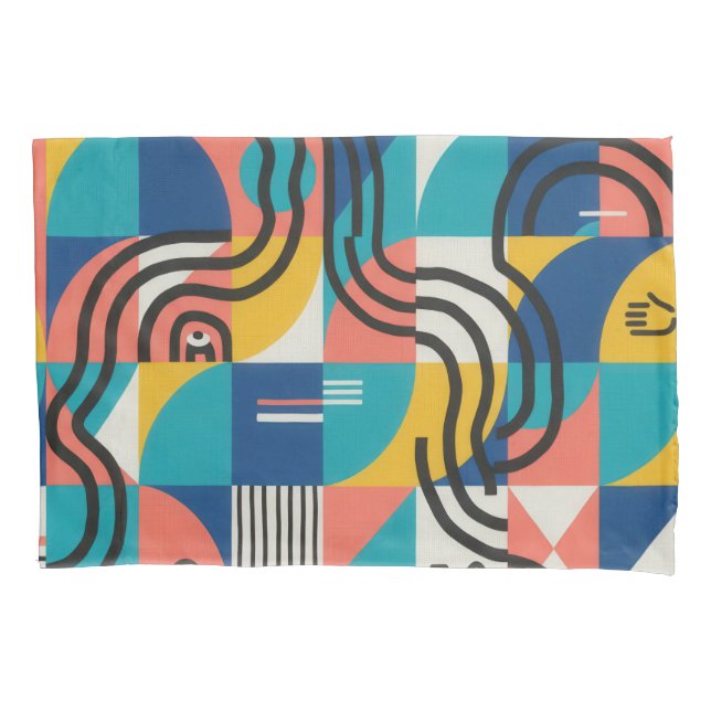 Colour Rhythm Pillowcase (Front)