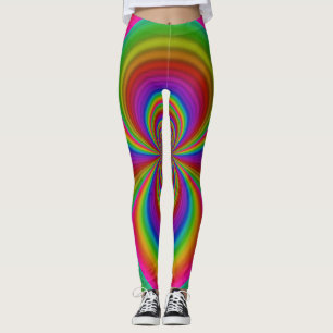 colour ripple tunnel leggings