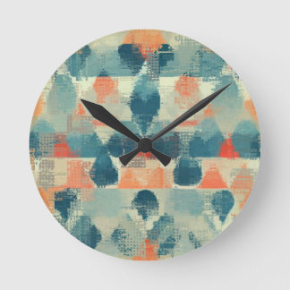 Colour Round Clock