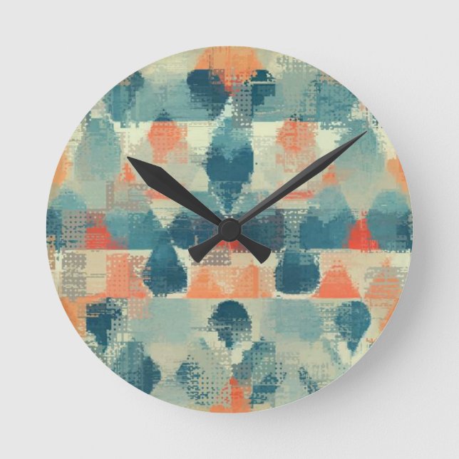 Colour Round Clock (Front)