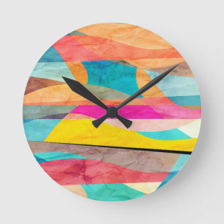 Colour Round Clock