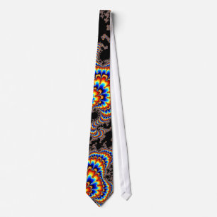 Colour Run - Fractal Art Tie