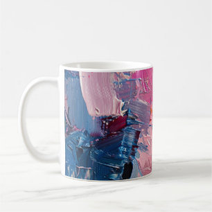 Colour Rush Abstract Oil Paint III Mug