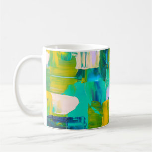 Colour Rush Abstract Oil Paint VI Mug