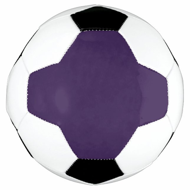 colour Russian violet Soccer Ball (Front)