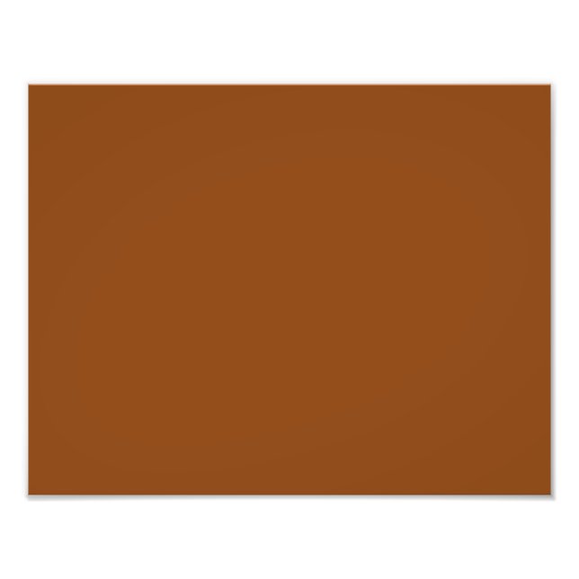 colour saddle brown photo print (Front)