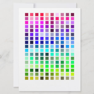 Colour Sample Invite5 Invitation