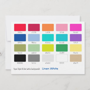 Colour Sample Linen White