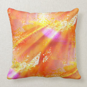 colour seamless art background yellow, orange cushion