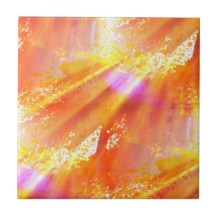 colour seamless art background yellow, orange tile