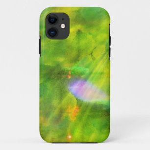 colour seamless background green, yellow iPhone 11 case