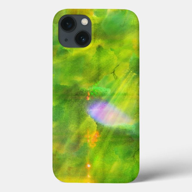 colour seamless background green, yellow Case-Mate iPhone case (Back)