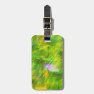 colour seamless background green, yellow luggage tag