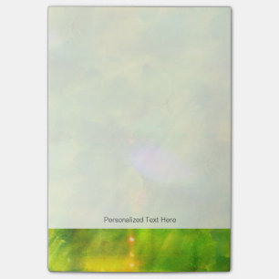 colour seamless background green, yellow post-it notes