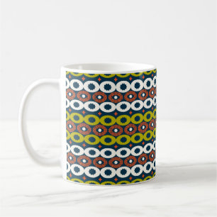 Colour seamless pattern with oval shapes in Africa Coffee Mug