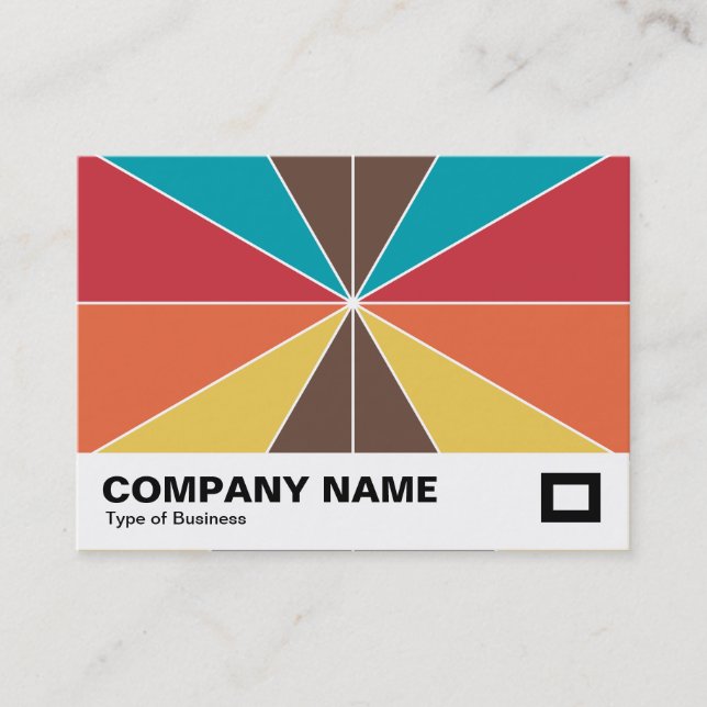 Colour Segments 05 Business Card (Front)