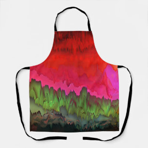 "Colour Serenade" Colourful Abstract Art  Apron