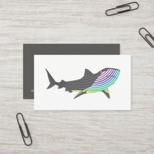 Colour Shark Swirl Business Card
