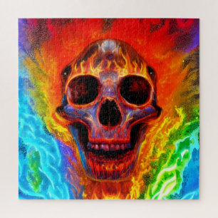 Colour Skull Jigsaw Puzzle