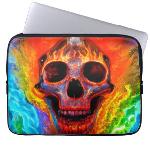 Colour Skull Laptop Sleeve