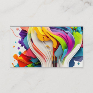 Colour slide business card