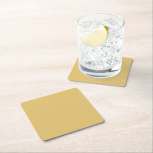 Colour Solid Brass Square Paper Coaster