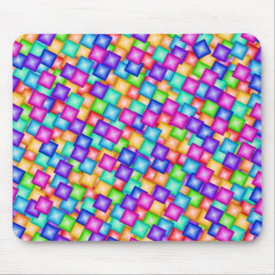 Colour Sparkle Cubes Mousepad