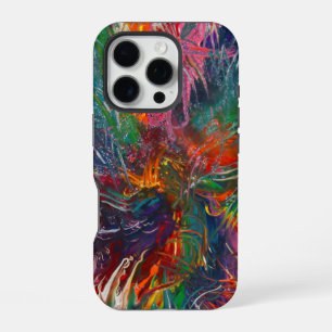 Colour Spectrum Pinwheel iPhone 16 Pro Case