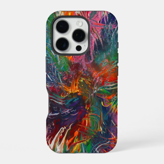 Colour Spectrum Pinwheel iPhone Case (Back)