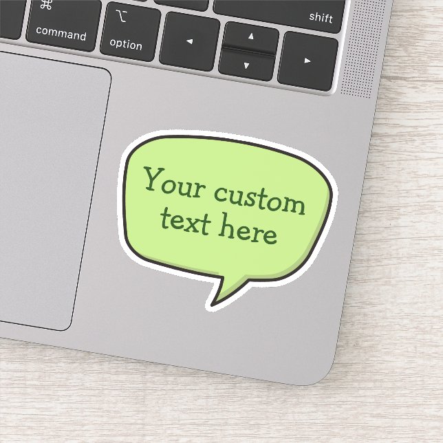 Colour Speech Bubble Sticker (Detail)
