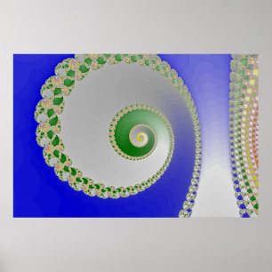Colour Spiral Poster