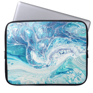Colour Splash: Acrylic Abstract Background Laptop Sleeve