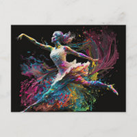 Colour Splash Ballerina