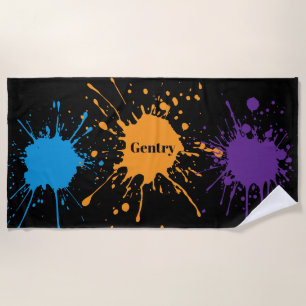 Colour Splash Beach Towel