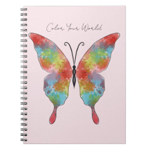 Colour Splash Butterfly Notebook