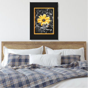 Colour Splash Spring Flash African Daisy Photograp Canvas Print