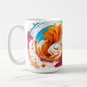 Colour Splash Swirl – Classic 15 oz Mug