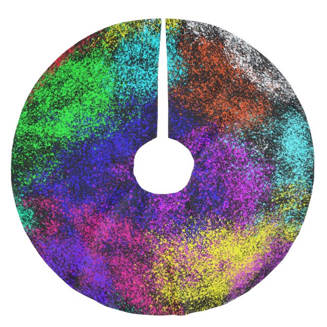 Colour Splash Tree Skirt (Front)