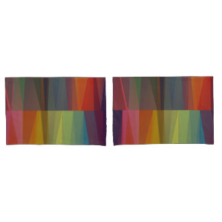 Colour Split Pattern Pillowcases