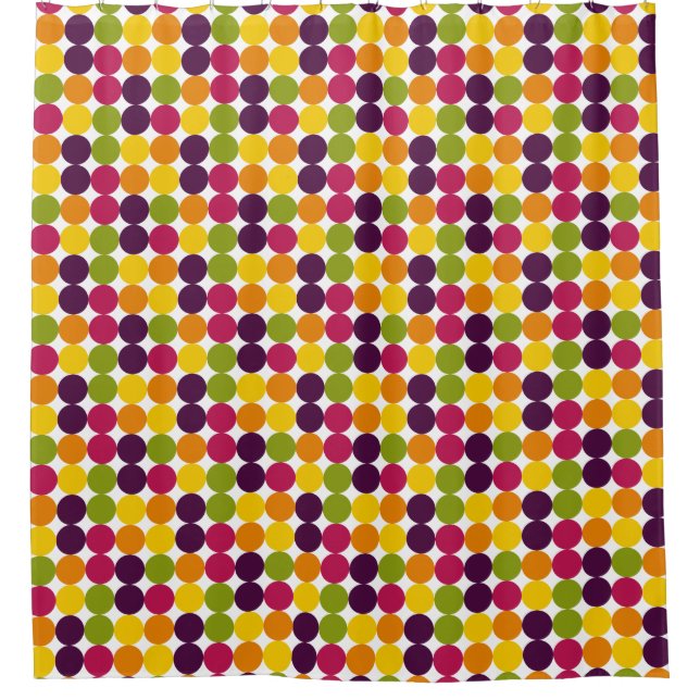 Colour Spots 03 Shower Curtain (Front)